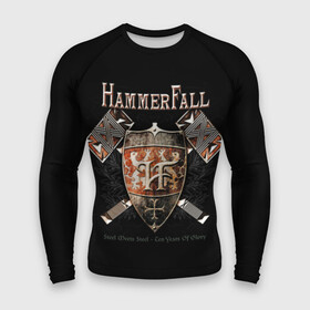 Мужской рашгард 3D с принтом HammerFall ,  |  | Тематика изображения на принте: hammerfall | heavy metal | metal | группа | метал | музыка | пауэр метал | рок | хэви метал