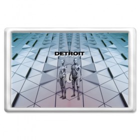 Магнит 45*70 с принтом Detroit: Вecome Human , Пластик | Размер: 78*52 мм; Размер печати: 70*45 | Тематика изображения на принте: 3d | cтать человеком | detroit city | detroit: вecome human | игра | интерактивная | квест | кинематограф | приключения | франция