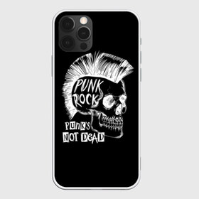 Чехол для iPhone 12 Pro Max с принтом Панки не умирают , Силикон |  | dude | guy | illustration | mohawk | music | negative | punk rock | punks | retro | skull | style | vintage | винтаж | иллюстрация | ирокез | музыка | негатив | панк рок | панки | парень | ретро | стиль | череп | чувак