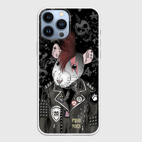 Чехол для iPhone 13 Pro Max с принтом Крыса в косухе ,  |  | anarchy | clothes | cool | earring | hairstyle | hamster | icon | jacket | mohawk | mouse | music | muzzle | piercing | punk | rat | riveting | rock | skull | spikes | анархия | значок | ирокез | к | клепки | круто | крыса | куртка | музыка | мышь