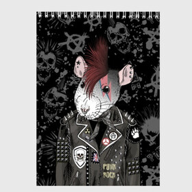 Скетчбук с принтом Крыса в косухе , 100% бумага
 | 48 листов, плотность листов — 100 г/м2, плотность картонной обложки — 250 г/м2. Листы скреплены сверху удобной пружинной спиралью | anarchy | clothes | cool | earring | hairstyle | hamster | icon | jacket | mohawk | mouse | music | muzzle | piercing | punk | rat | riveting | rock | skull | spikes | анархия | значок | ирокез | к | клепки | круто | крыса | куртка | музыка | мышь