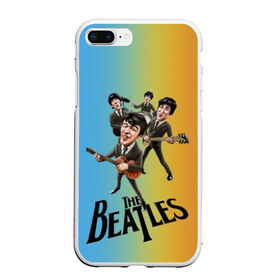 Чехол для iPhone 7Plus/8 Plus матовый с принтом The Beatles , Силикон | Область печати: задняя сторона чехла, без боковых панелей | george harrison | john lennon | paul mccartney | psychedelic rock | ringo starr | the beatles | англия | ансамбль | джон леннон | джордж харрисон | пол маккартни | психоделический рок | ринго старр