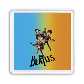 Магнит 55*55 с принтом The Beatles , Пластик | Размер: 65*65 мм; Размер печати: 55*55 мм | Тематика изображения на принте: george harrison | john lennon | paul mccartney | psychedelic rock | ringo starr | the beatles | англия | ансамбль | джон леннон | джордж харрисон | пол маккартни | психоделический рок | ринго старр