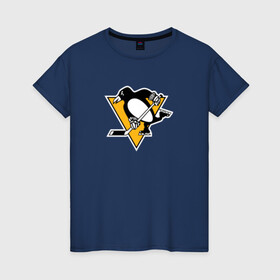 Женская футболка хлопок с принтом Evgeni Malkin Black  , 100% хлопок | прямой крой, круглый вырез горловины, длина до линии бедер, слегка спущенное плечо | malkin | nhl | евгений малкин | малкин | нхл | пингвинз | питтсбург | питтсбург пингвинз | хоккей
