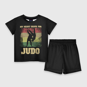 Детский костюм с шортами 3D с принтом Judo ,  |  | glory | guruma | judo | kata otoshi | m 1 | ufc | бой | борьба | дзюдзюцу | дзюдо | кимоно | мотивация | мягкий | приемы | путь | сила | скорость | спорт | стиль | татами | япония