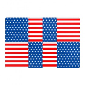 Магнитный плакат 3Х2 с принтом США , Полимерный материал с магнитным слоем | 6 деталей размером 9*9 см | flag | stars | usa | usa flag | америка | американский флаг | звезды | надписи | полосы | сша | флаг | флаг сша