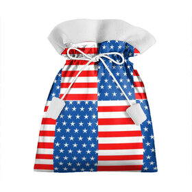 Подарочный 3D мешок с принтом США , 100% полиэстер | Размер: 29*39 см | flag | stars | usa | usa flag | америка | американский флаг | звезды | надписи | полосы | сша | флаг | флаг сша
