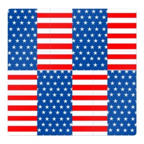 Магнитный плакат 3Х3 с принтом США , Полимерный материал с магнитным слоем | 9 деталей размером 9*9 см | Тематика изображения на принте: flag | stars | usa | usa flag | америка | американский флаг | звезды | надписи | полосы | сша | флаг | флаг сша