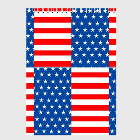 Скетчбук с принтом США , 100% бумага
 | 48 листов, плотность листов — 100 г/м2, плотность картонной обложки — 250 г/м2. Листы скреплены сверху удобной пружинной спиралью | Тематика изображения на принте: flag | stars | usa | usa flag | америка | американский флаг | звезды | надписи | полосы | сша | флаг | флаг сша