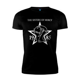 Мужская футболка премиум с принтом Sisters of Mercy , 92% хлопок, 8% лайкра | приталенный силуэт, круглый вырез ворота, длина до линии бедра, короткий рукав | sisters of mercy | the sisters of mercy | готик | готик рок | группы | музыка | пост панк | рок