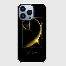 Чехол для iPhone 13 Pro с принтом Золотое сечение ,  |  | black | development | equation | formula | gold | golden | ideal | perfection | proportion | section | spiral | золото | золотое | идеальная | пропорция | развитие | сечение | совершенство | спираль | уравнение | формула | черный