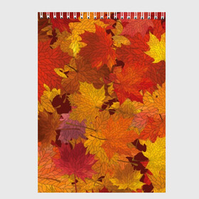 Скетчбук с принтом Осенние листья , 100% бумага
 | 48 листов, плотность листов — 100 г/м2, плотность картонной обложки — 250 г/м2. Листы скреплены сверху удобной пружинной спиралью | Тематика изображения на принте: autumn | bright | flora | leaves | maple | nature | orange | plant | red | season | yellow | время года | желтый | клен | красный | листья | оранжевый | осень | природа | растение | сезон | флора | ярко