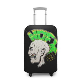 Чехол для чемодана 3D с принтом NOFX , 86% полиэфир, 14% спандекс | двустороннее нанесение принта, прорези для ручек и колес | hardcore | nofx | punk | группы | музыка | панк | панк рок | рок | ска панк | скейт панк