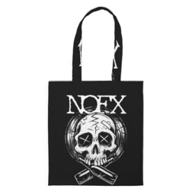 Шоппер 3D с принтом NOFX , 100% полиэстер | Плотность: 200 г/м2; Размер: 34×35 см; Высота лямок: 30 см | hardcore | nofx | punk | группы | музыка | панк | панк рок | рок | ска панк | скейт панк