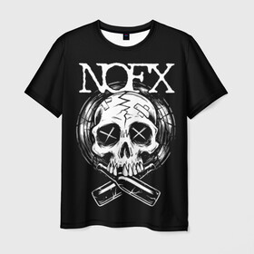 Мужская футболка 3D с принтом NOFX , 100% полиэфир | прямой крой, круглый вырез горловины, длина до линии бедер | hardcore | nofx | punk | группы | музыка | панк | панк рок | рок | ска панк | скейт панк