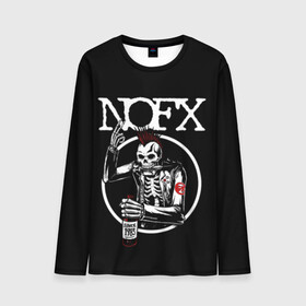 Мужской лонгслив 3D с принтом NOFX , 100% полиэстер | длинные рукава, круглый вырез горловины, полуприлегающий силуэт | hardcore | nofx | punk | группы | музыка | панк | панк рок | рок | ска панк | скейт панк