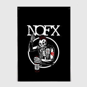 Постер с принтом NOFX , 100% бумага
 | бумага, плотность 150 мг. Матовая, но за счет высокого коэффициента гладкости имеет небольшой блеск и дает на свету блики, но в отличии от глянцевой бумаги не покрыта лаком | hardcore | nofx | punk | группы | музыка | панк | панк рок | рок | ска панк | скейт панк