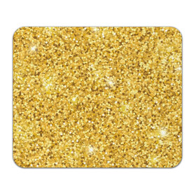 Коврик для мышки прямоугольный с принтом Золотые блестки , натуральный каучук | размер 230 х 185 мм; запечатка лицевой стороны | Тематика изображения на принте: bright | cool | glitter | gold | gold glitter | luxury | shine | sparkle | yellow | глиттер | желтый | золото | золотые блёстки | прикольно | роскошь | сверкать | сияние | ярко
