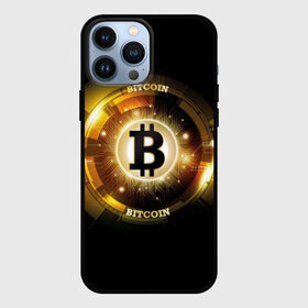 Чехол для iPhone 13 Pro Max с принтом Золотой биткоин ,  |  | bitcoin | black | business | coin | digital | electronic | emblem | future | golden | money | power | symbol | technology | web | yellow | бизнес | биткоин | будущее | валюта | веб | власть | деньги | желтый | жетон | золотой | криптовалюта | монета | сим
