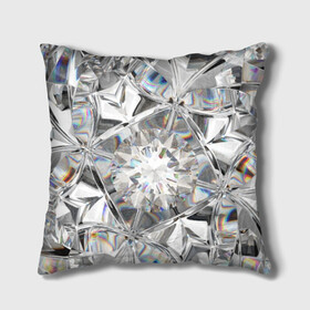 Подушка 3D с принтом Бриллиантовый блеск , наволочка – 100% полиэстер, наполнитель – холлофайбер (легкий наполнитель, не вызывает аллергию). | состоит из подушки и наволочки. Наволочка на молнии, легко снимается для стирки | cut | diamond | gem | glitter | jewel | kaleidoscope | luxury | shine | sparkle | white | алмаз | белый | блеск | бриллиант | диамант | драгоценность | драгоценный камень | калейдоскоп | люкс | огранка | роскошь | сверкать | сияние
