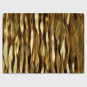 Плед 3D с принтом Золотые волны , 100% полиэстер | закругленные углы, все края обработаны. Ткань не мнется и не растягивается | abstraction | cool | glitter | gold | lines | luxury | metal | ribbons | shine | texture | абстракция | блеск | волны | золото | круто | ленты | линии | металл | прикольно | роскошь | сиять | текстура