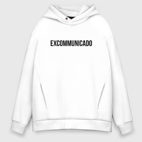 Мужское худи Oversize хлопок с принтом excommunicado , френч-терри — 70% хлопок, 30% полиэстер. Мягкий теплый начес внутри —100% хлопок | боковые карманы, эластичные манжеты и нижняя кромка, капюшон на магнитной кнопке | excommunicado | keanu reeves | джон вик | джон уик | киану ривз | матрица | нео | экскоммунигадо | экскоммуникадо | экскомуникадо