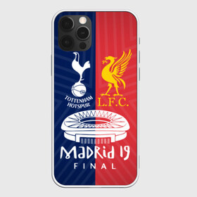 Чехол для iPhone 12 Pro Max с принтом Champions Final , Силикон |  | champions league | england | final | kane | liverpool tottenham | madrid | salah | spain | кейн | ливерпуль | лига чемпионов | мадрид | салах | тоттенхэм