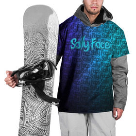 Накидка на куртку 3D с принтом Sally Face (Pattern). , 100% полиэстер |  | 2019 | 3d | pattern | sally face | tekstura | абстракция | градиент | игра | лого | логотип | надпись | паттерн | стиль | текстура