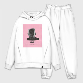 Мужской костюм хлопок OVERSIZE с принтом Tyler, The Creator (IGOR) ,  |  | bomb | boy | cherry | creator | flower | igor | rap | tayler | the | tyler | альбом | игорь | криэйтор | музыка | реп | рэп | тайлер