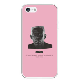 Чехол для iPhone 5/5S матовый с принтом Tyler The Creator (IGOR) , Силикон | Область печати: задняя сторона чехла, без боковых панелей | bomb | boy | cherry | creator | flower | igor | rap | tayler | the | tyler | альбом | игорь | криэйтор | музыка | реп | рэп | тайлер