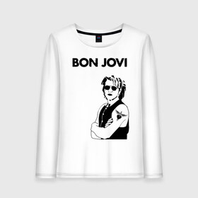 Женский лонгслив хлопок с принтом Bon Jovi , 100% хлопок |  | bon jovi | альбом | арена | бон | бон джови | глэм | группа | джови | джон | метал | музыка | надпись | песни | поп | попрок | рок | рокер | смайл | солист | софт | стена | хард | хеви | хевиметал