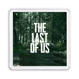 Магнит 55*55 с принтом THE LAST OF US , Пластик | Размер: 65*65 мм; Размер печати: 55*55 мм | gamer | player | stels | the last of us | the last of us part 2 | бегун | джоэл | каннибалы | охотники | сталкер | топляк | цикады | щелкун | элли