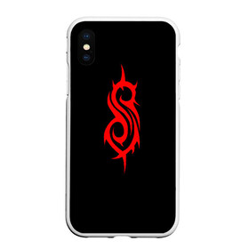 Чехол для iPhone XS Max матовый с принтом SLIPKNOT , Силикон | Область печати: задняя сторона чехла, без боковых панелей | alteranative rock | logo | music | rock | slipknot | альтернативный рок | группа | лого | музыка | рок | слиппкнот