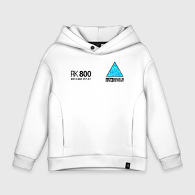 Детское худи Oversize хлопок с принтом RK800 CONNOR (НА СПИНЕ) , френч-терри — 70% хлопок, 30% полиэстер. Мягкий теплый начес внутри —100% хлопок | боковые карманы, эластичные манжеты и нижняя кромка, капюшон на магнитной кнопке | action | ai | android | connor | dbhpk19 | detroit become human | rk 800 | rk 900 | андроиды | детектив | игра | интерактивное кино | кара | коннор | логотип | маркус | роботы | фирменный стиль | экшн