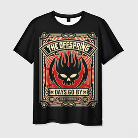 Мужская футболка 3D с принтом Offspring , 100% полиэфир | прямой крой, круглый вырез горловины, длина до линии бедер | Тематика изображения на принте: offspring | ofspring | punk | rock | the offspring | группы | музыка | офспринг | оффспринг | панк | рок