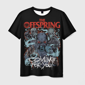 Мужская футболка 3D с принтом Offspring , 100% полиэфир | прямой крой, круглый вырез горловины, длина до линии бедер | Тематика изображения на принте: offspring | ofspring | punk | rock | the offspring | группы | музыка | офспринг | оффспринг | панк | рок
