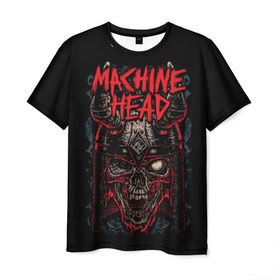 Мужская футболка 3D с принтом Machine Head , 100% полиэфир | прямой крой, круглый вырез горловины, длина до линии бедер | heavy metal | machine head | metal | грув метал | группы | метал | музыка | рок | трэш метал | хэви метал