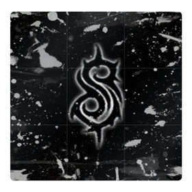 Магнитный плакат 3Х3 с принтом Slipknot. , Полимерный материал с магнитным слоем | 9 деталей размером 9*9 см | 3d | slipknot | абстракция | брызги красок | гранж | лого | логотип | металл | музыка | ню метал группа | рок | слипкнот | текстура | эмблема