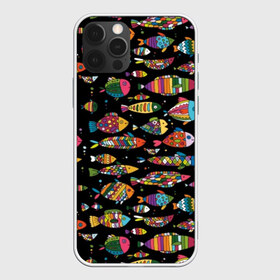 Чехол для iPhone 12 Pro Max с принтом Разноцветные рыбы , Силикон |  | Тематика изображения на принте: abstraction | art | bright | colorful | cool | fin | fish | funny | tail | water | абстракция | арт | вода | плавник | прикольно | разноцветный | рыба | смешно | хвост | яркий