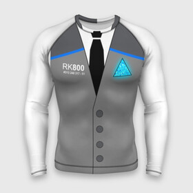 Мужской рашгард 3D с принтом RK800 CONNOR ,  |  | action | ai | android | connor | dbhpk19 | detroit become human | rk 800 | rk 900 | андроиды | детектив | игра | интерактивное кино | кара | коннор | логотип | маркус | роботы | фирменный стиль | экшн