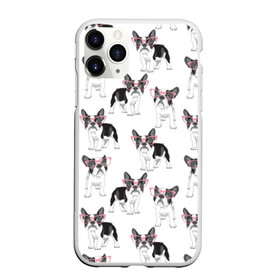 Чехол для iPhone 11 Pro матовый с принтом Французские бульдоги в очках , Силикон |  | black | breed | cool | cute | dog | french bulldog | pink | puppy | white | белый | мило | очки | пёс | порода | прикольный | псина | розовый | собака | французский бульдог | черный | щенок