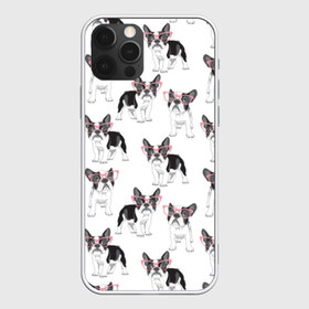 Чехол для iPhone 12 Pro Max с принтом Французские бульдоги в очках , Силикон |  | Тематика изображения на принте: black | breed | cool | cute | dog | french bulldog | pink | puppy | white | белый | мило | очки | пёс | порода | прикольный | псина | розовый | собака | французский бульдог | черный | щенок