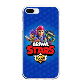 Чехол для iPhone 7Plus/8 Plus матовый с принтом BRAWL STARS , Силикон | Область печати: задняя сторона чехла, без боковых панелей | brawl | bull | colt | crow | el primo | game | games | leon | moba | online | penny | poco | shelly | spike | star | stars | wanted | брав | бравл | браво | звезда | звезды | игра | игры | лого | моба | онлайн | старс