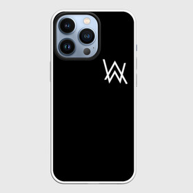 Чехол для iPhone 13 Pro с принтом ALAN WALKER (НА СПИНЕ)   АЛАН ВОЛКЕР ,  |  | alan walker | aw | electro | electro music | music | алан уокер | музыка | музыкант | электро | электронная музыка