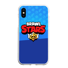 Чехол для iPhone XS Max матовый с принтом BRAWL STARS , Силикон | Область печати: задняя сторона чехла, без боковых панелей | brawl | bull | colt | crow | el primo | game | games | leon | moba | online | penny | poco | shelly | spike | star | stars | wanted | брав | бравл | браво | звезда | звезды | игра | игры | лого | моба | онлайн | старс