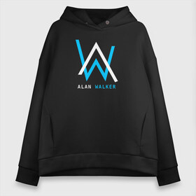 Женское худи Oversize хлопок с принтом ALAN WALKER , френч-терри — 70% хлопок, 30% полиэстер. Мягкий теплый начес внутри —100% хлопок | боковые карманы, эластичные манжеты и нижняя кромка, капюшон на магнитной кнопке | alan walker | aw | electro | electro music | music | алан уокер | музыка | музыкант | электро | электронная музыка