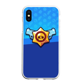 Чехол для iPhone XS Max матовый с принтом BRAWL STARS , Силикон | Область печати: задняя сторона чехла, без боковых панелей | brawl | bull | colt | crow | el primo | game | games | leon | moba | online | penny | poco | shelly | spike | star | stars | wanted | брав | бравл | браво | звезда | звезды | игра | игры | лого | моба | онлайн | старс