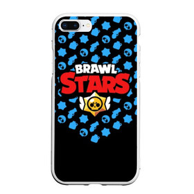 Чехол для iPhone 7Plus/8 Plus матовый с принтом BRAWL STARS , Силикон | Область печати: задняя сторона чехла, без боковых панелей | brawl | bull | colt | crow | el primo | game | games | leon | moba | online | penny | poco | shelly | spike | star | stars | wanted | брав | бравл | браво | звезда | звезды | игра | игры | лого | моба | онлайн | старс