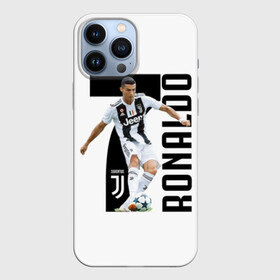 Чехол для iPhone 13 Pro Max с принтом Ronaldo the best ,  |  | Тематика изображения на принте: calcio | club | cr7 | cristiano ronaldo | dybala | football | full highlights | goals | highlights | italia | juventus | napoli | roma | serie a | белый | италия | клуб | форма | черный | ювентус