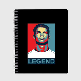 Тетрадь с принтом Ronaldo the best , 100% бумага | 48 листов, плотность листов — 60 г/м2, плотность картонной обложки — 250 г/м2. Листы скреплены сбоку удобной пружинной спиралью. Уголки страниц и обложки скругленные. Цвет линий — светло-серый
 | calcio | club | cr7 | cristiano ronaldo | dybala | football | full highlights | goals | highlights | italia | juventus | napoli | roma | serie a | белый | италия | клуб | форма | черный | ювентус